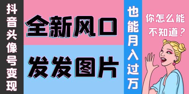抖音头像号变现0基础教程大成网创吧-网创项目资源站-副业项目-创业项目-搞钱项目大成网创吧