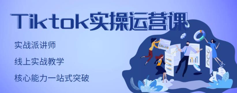 TikTok实操运营课，手把手账号实战，适合零基础Tiktok新人大成网创吧-网创项目资源站-副业项目-创业项目-搞钱项目大成网创吧