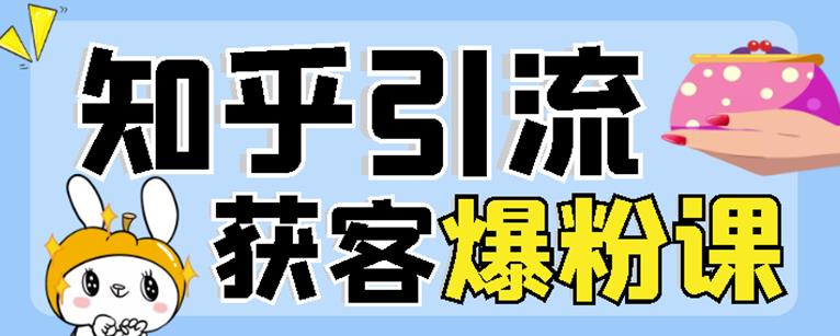 2022船长知乎引流+无脑爆粉技术：每一篇都是爆款，不吹牛，引流效果杠杠的大成网创吧-网创项目资源站-副业项目-创业项目-搞钱项目大成网创吧
