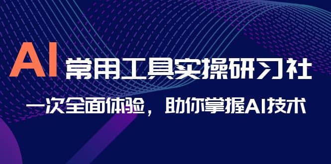 AI-常用工具实操研习社，一次全面体验，助你掌握AI技术大成网创吧-网创项目资源站-副业项目-创业项目-搞钱项目大成网创吧