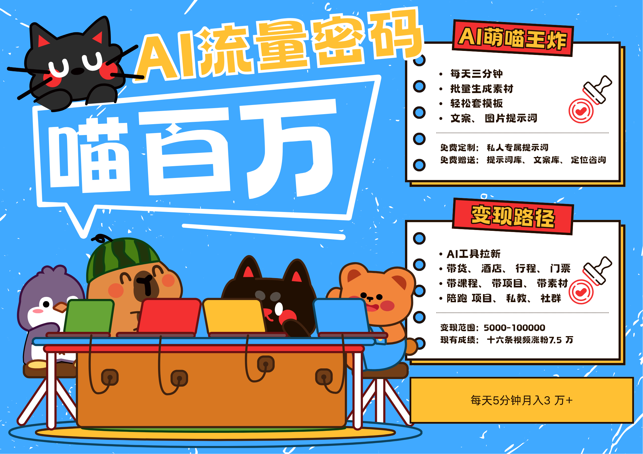 AI+宠物+旅行2025最火流量密码 轻松用AI宠物做文旅账号 可带货，带酒店，可以带行程，旅行社 小白三分钟学会 N种变现渠道 月入五位数  管道收益大成网创吧-网创项目资源站-副业项目-创业项目-搞钱项目大成网创吧