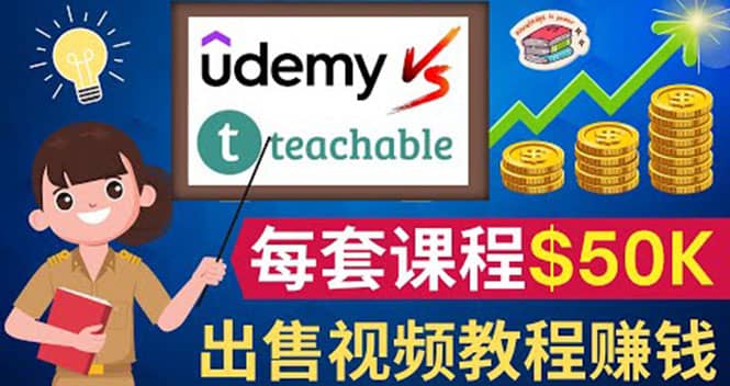 制作出售视频课程并快速进行粉丝变现的方法，轻松获利5万美元以上大成网创吧-网创项目资源站-副业项目-创业项目-搞钱项目大成网创吧