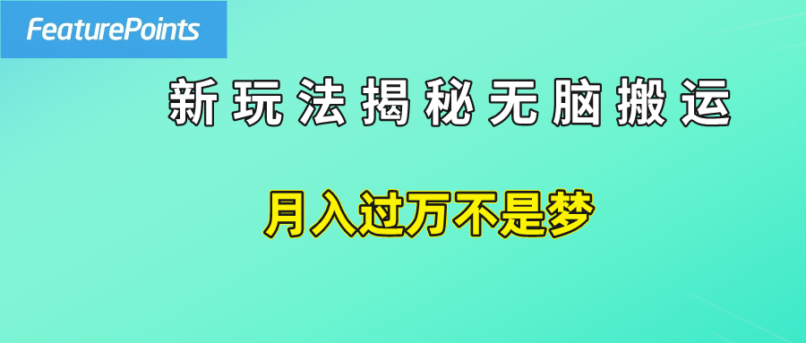 简单操作，每天50美元收入，搬运就是赚钱的秘诀！大成网创吧-网创项目资源站-副业项目-创业项目-搞钱项目大成网创吧