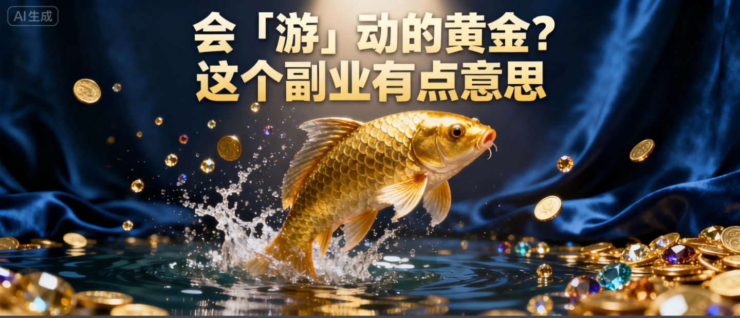 单号月销1.5W+！AI“凭空造鱼”带货新玩法，小白3分钟出一个爆款视频大成网创吧-网创项目资源站-副业项目-创业项目-搞钱项目大成网创吧