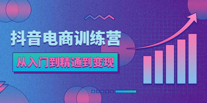 抖音电商训练营：从入门到精通，从账号定位到流量变现，抖店运营实操大成网创吧-网创项目资源站-副业项目-创业项目-搞钱项目大成网创吧