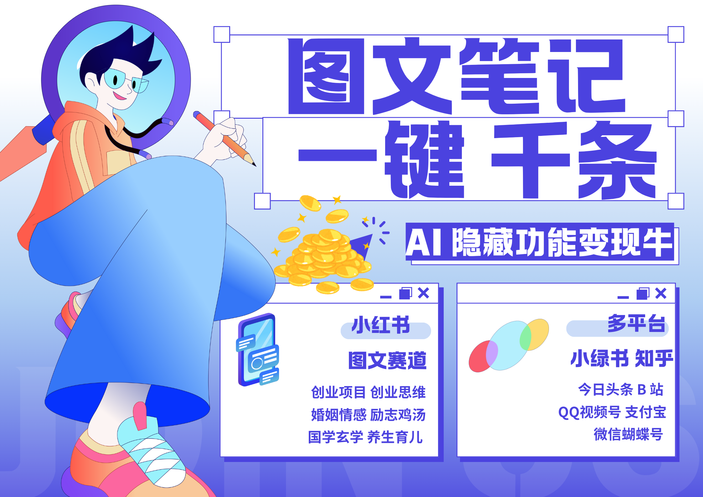 小红书小绿书 秒生图文一键千条 轻松变现3W+大成网创吧-网创项目资源站-副业项目-创业项目-搞钱项目大成网创吧