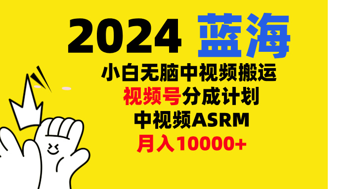 小白无脑复制-中视频视频号-分成计中视频ASRM大成网创吧-网创项目资源站-副业项目-创业项目-搞钱项目大成网创吧