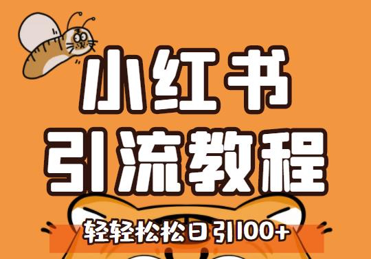 小红书运营引流全系列课程，每天引流100精准粉大成网创吧-网创项目资源站-副业项目-创业项目-搞钱项目大成网创吧