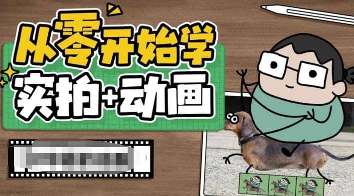 从零开始学实拍加动画,实拍加动画创意教程(49节视频课)大成网创吧-网创项目资源站-副业项目-创业项目-搞钱项目大成网创吧