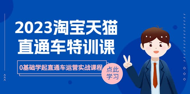 2023淘宝·天猫直通车评特训课，0基础学起直通车运营实战课程（8节课时）大成网创吧-网创项目资源站-副业项目-创业项目-搞钱项目大成网创吧