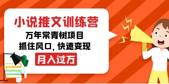 小说推文训练营，万年常青树项目，抓住风口大成网创吧-网创项目资源站-副业项目-创业项目-搞钱项目大成网创吧