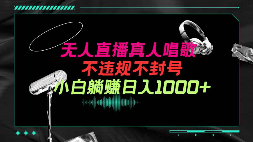 抖音24小时无人直播音乐，不违规，不封号纯撸音浪，小白实操当天日入1000+大成网创吧-网创项目资源站-副业项目-创业项目-搞钱项目大成网创吧