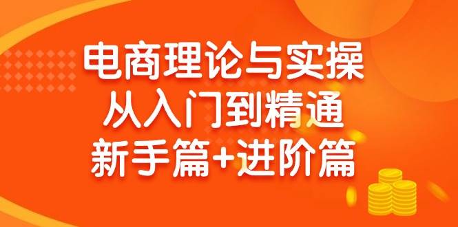 电商理论与实操从入门到精通 新手篇+进阶篇大成网创吧-网创项目资源站-副业项目-创业项目-搞钱项目大成网创吧