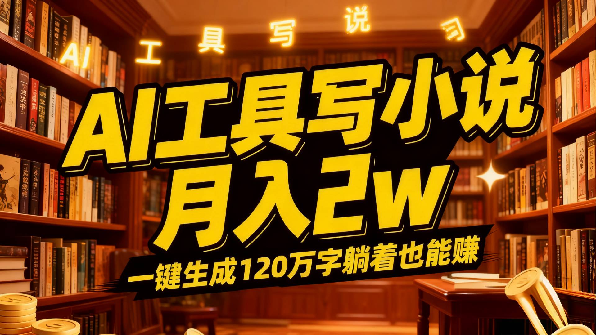2026年AI工具写小说,一键生成120万字,躺着也能赚,月入2w+大成网创吧-网创项目资源站-副业项目-创业项目-搞钱项目大成网创吧
